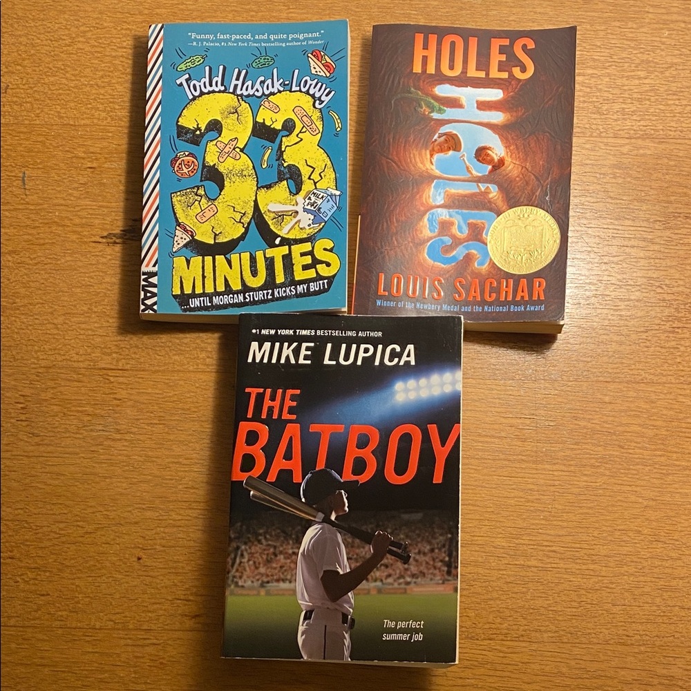 Lot of three teen or tween books